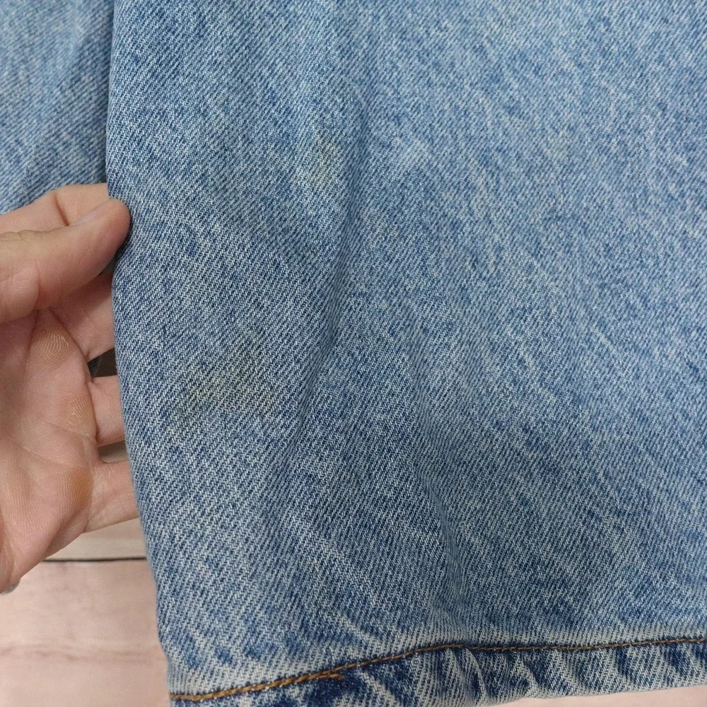 Levi's Jean Shorts Mens 29 Blue Denim 550 Relaxed Fit Bermuda 10 Inseam Vintage